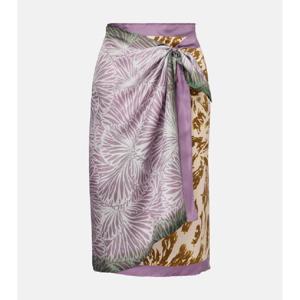 드리스반노튼 Scarfy 프린트 랩 스커트 P01056885