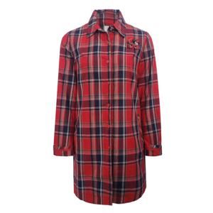 [조순희]레드체크 하프 트렌치 코트 (JNSL111)