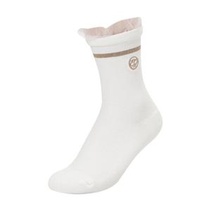 [엘르골프]이중 프릴 중목 양말6L28303