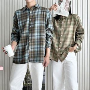 하이틴 여자 오버핏 남방 숙 SD241032W 블라우스 남방 비치 숙