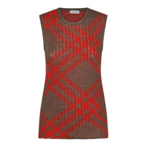 버버리 민소매 티셔츠 8093576 Black