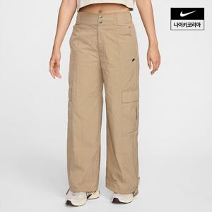 [나이키] 스포츠웨어 여성 하이웨이스트 우븐 카고 팬츠 HJ6858-247