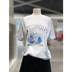 [올리브데올리브] OW5ME419 아트웍 루즈핏 반팔티셔츠