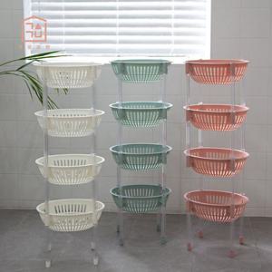 상상초월 다용도 안전수납 주방 욕실 오픈 4단 바스켓