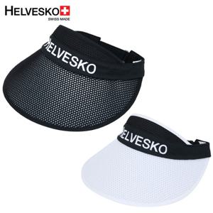 [헬베스코] 로고포인트 메쉬 여성 골프 바이저 썬캡 2종택1