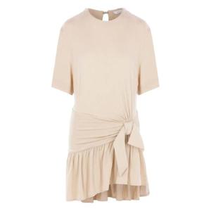 25 FW Rabanne 타이 디테일 러플 드레스 25EJRO121VI0267 TP438183237