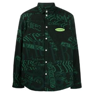 25 FW 아이스버그 로고 프린트 셔츠 I1PG0601319 TP433159963