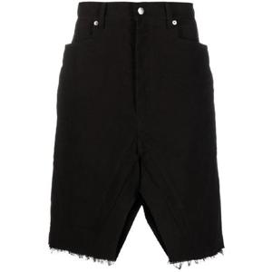 25 FW 릭오웬스 디스트레스드 헴 데님 버뮤다 쇼츠 RU02C7345TB TP432136795