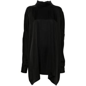 25 FW 릭오웬스 타바드 새틴 블라우스 RP02D3561SCH TP433949530