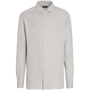 25 FW Zegna 파티 리넨 긴소매 셔츠 UDX31A7SRO3 TP432501079