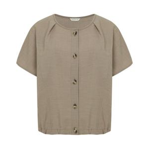 [린]리아쥬 셋업 버튼 블라우스(LCBLPE4700/멜란지베이지)_DG