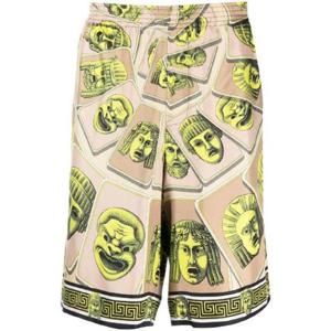 25 FW 베르사체 르 마스케레 프린트 실크 쇼츠 10024761A06818 TP432326363