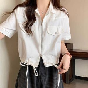 샐린 투웨이 집업 반팔점퍼_BJ2JP002