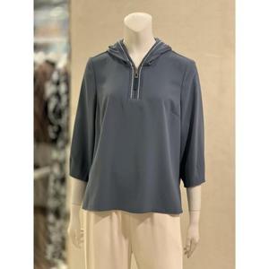 벨리시앙 세이브존01 캐주얼 후드 반집업 블라우스(2color) BL4202