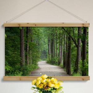 아트박스/꾸밈 cl200-우드스크롤_90CmX60Cm-사계절나무숲길