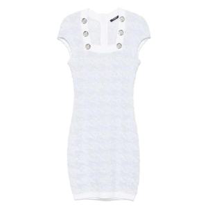 25 FW 발망 트위드 미니 드레스 FF1R6136KI72 TP438966528