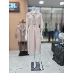 안지크 세이브존06 V넥 프릴 쉬폰 원피스 AI2OP1J160