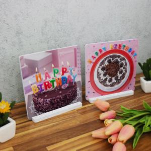 아트박스/꾸밈 tk729-스탠드액자2P_생일케이크