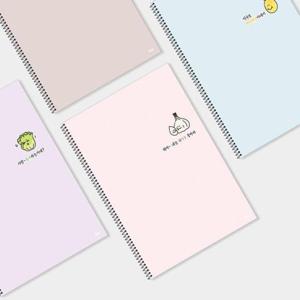 아트박스/아이비스 1000 슬림원링노트(해피퍼니-사투리)