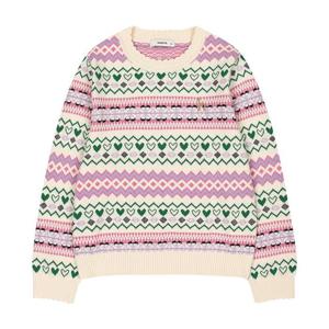 [헤지스키즈]헤지스키즈 여아 페어아일 풀오버 (HUW11KR52M-IV)