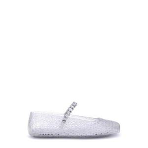 지미추 젤리 장식 발레리나 플랫 J000176685 CLEARSILVE TP942503443