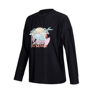 [레노마수영복]여성 웨이브 긴팔 래쉬가드 오버핏 CS2F954