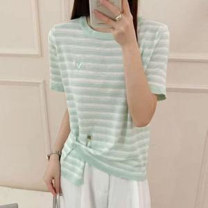 러비 스트라이프 반팔티_BJ2ST023