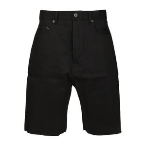 다크쉐도우바이릭오웬스 블랙 코튼 데님 버뮤다 쇼츠 DL01E6397