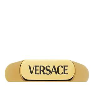베르사체 각인 로고 폴리시드 피니시 링 1019362 1A006383J000
