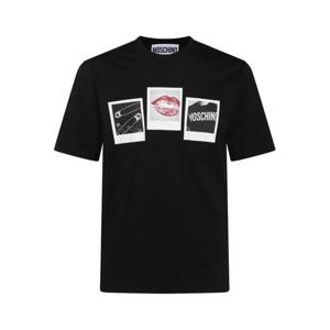 모스키노 반팔 티셔츠 071652411555 Black