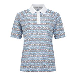 [보그너골프]여성 로고패턴 냉감 요꼬에리 티셔츠 01-252-201-06-63-BD