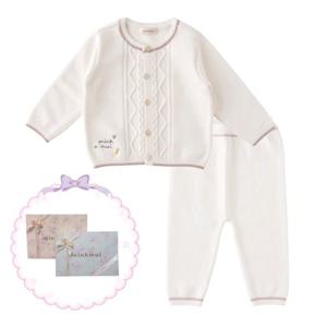 선물추천 [밍크뮤HP]25년F W (IV)쁘띠덧수니트상하복 (35A12-610-01)