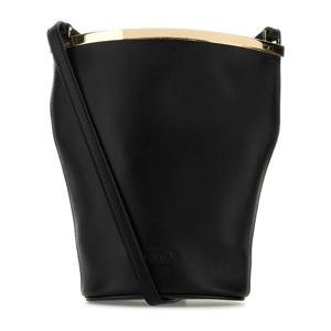 토즈 블랙 가죽 마젠타 버킷 백 XBWCRNK0100UCT B999