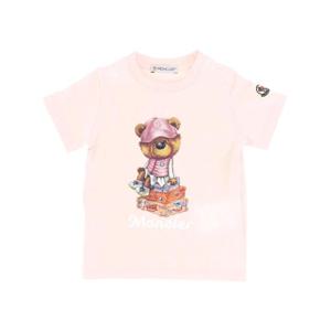 MONCLER KIDS T-shirts and Polos Pink 9518C000-0589AUM529