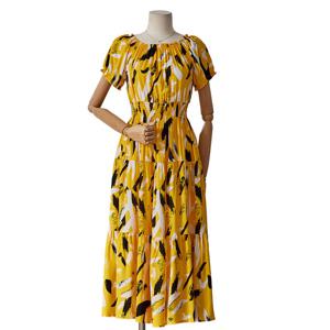 [포커스] 스모킹패턴원피스(FM5D3OP3208)