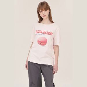 [베네통] 마카롱 코튼 티셔츠 BATSF9531