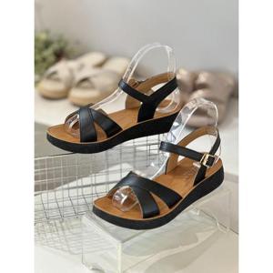 노튼 세이브존06 자체제작 미나 크로스 버클 스트랩 샌들 3cm 2N5J528