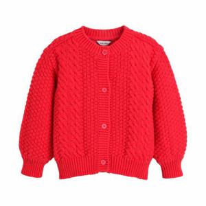 [컬리수]아동 여아 니트 꽃단추 케이블 가디건 C224GDG02P