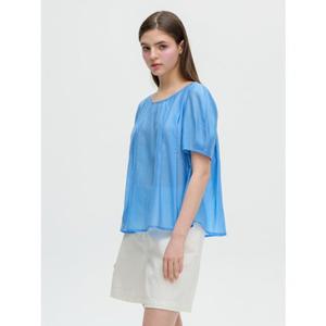 [올리브데올리브] OW5MB609 등판리본 시스루 블라우스