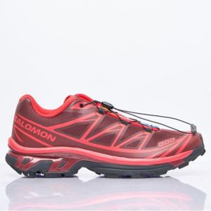 25 FW 살로몬 XT 6 엑스티 식스 퀵레이스업 스니커즈 레드 L47582100