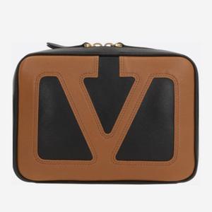 발렌티노 블랙 나파 가죽 마키시 V로고 크로스바디 백 7Y2B0R86