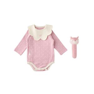 [밍크뮤]SC선물포장(바이올렛)쁘띠하트SET바디슈트 (35A7004008)2025가을겨울 턱받이 딸랑이 A