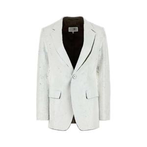 MM6 메종마르지엘라 자켓 S62BN0110M35437 002F WHITE