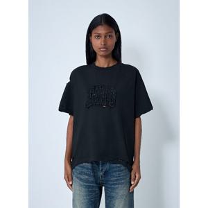 발렌시아가 로고 모티브 반팔 티셔츠 826344 TSVP4 1041