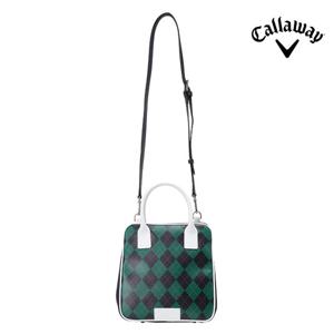 캘러웨이 필리 아가일 해나 여성용 골프 미니 토트백 네이비/그린