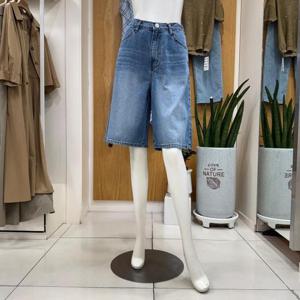 클리지 DP01 버뮤다 연청 밴딩 데님 팬츠 CP6WPT51