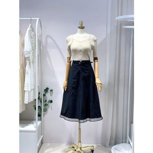 올리브데올리브 (OW5MS611) 라이트 벨티드 슬림 플레어 롱 스커트