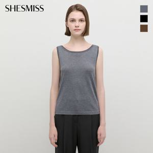 [쉬즈미스] 울 혼방 슬리브리스 니트_SSKPOP31710