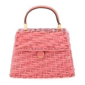컬트가이아 핑크 위빙 플랩 탑 핸들 백 CB3677RT3097 BUBBLE