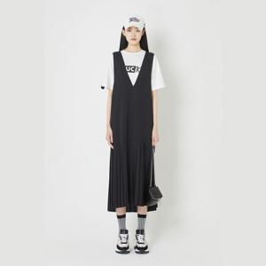 [럭키슈에뜨]레이어드 롱원피스  LQDAM25600NYD